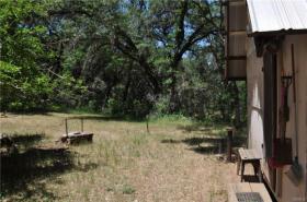 Back of cabin, planned for future bathroom addition