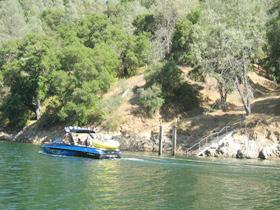 Boat Mooring With Road & Steps To Water (Lake Level: August 2006)