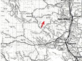 Bear Valley Location Map