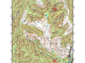 Bear Valley Topo Map