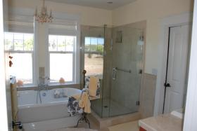 Master Bath with Victorian Tub